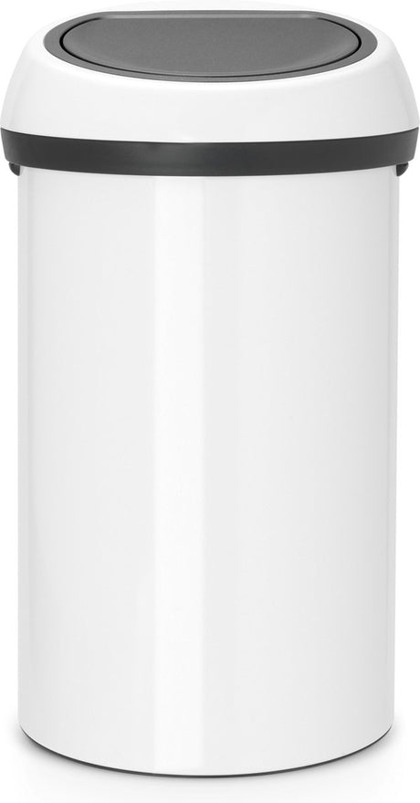 Brabantia touch skraldespand - 60 liter - hvid
