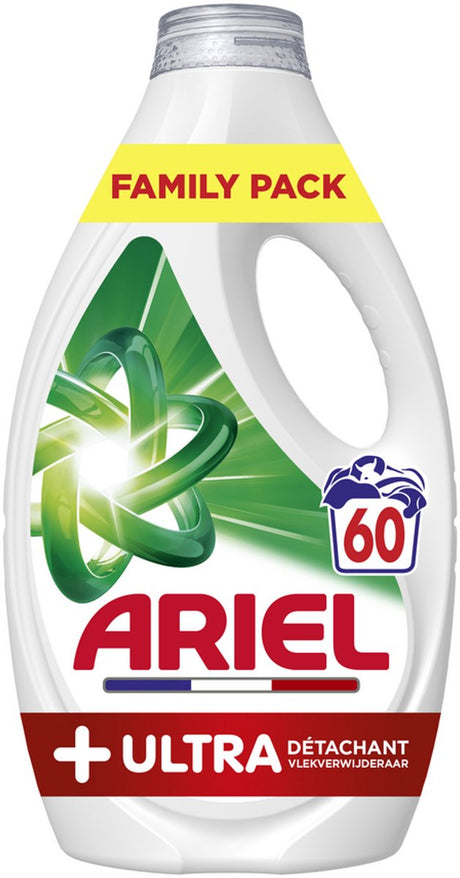 Ariel flydende vaskemiddel + ultra pletfjerning - 60 vaske