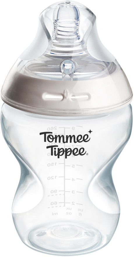 Tommee tippee naturlig start sutteflaske - sæt med 1 x 260 ml sutteflaske - lav tilførselshastighed 0m+