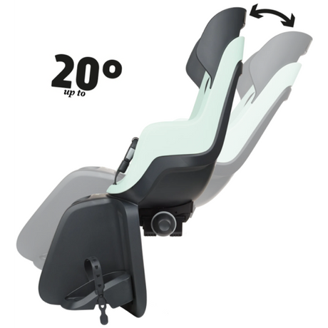 Bobike barnestol bag go maxi rs med stelmontering (ff) og soveposition - pebermynte