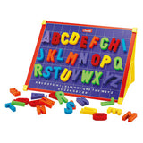 Quercetti magnettavle inkl. store bogstaver ABC magneter, 53 stk.