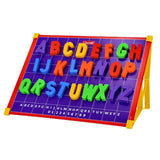 Quercetti magnettavle inkl. store bogstaver ABC magneter, 53 stk.