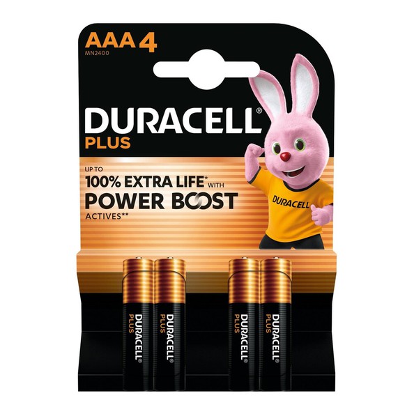 Duracell plus 100 % aaa 10x4 (lr03)