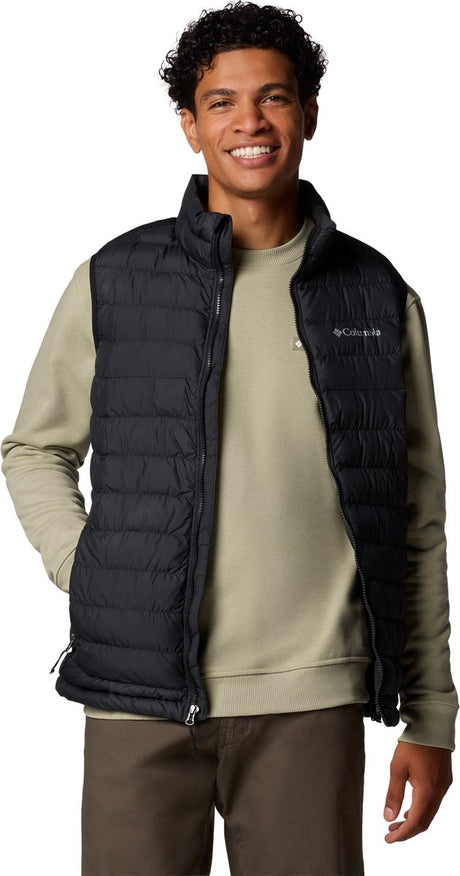 Columbia powder lite™ ii vest til mænd udendørs kropsvarmer - sort