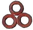 Wks lochscheibe perforeret skive 8,5 mm a 100 stk