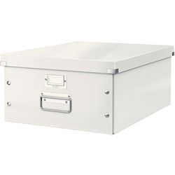 Opbevaringsboks Leitz Click Store pap A3 hvid