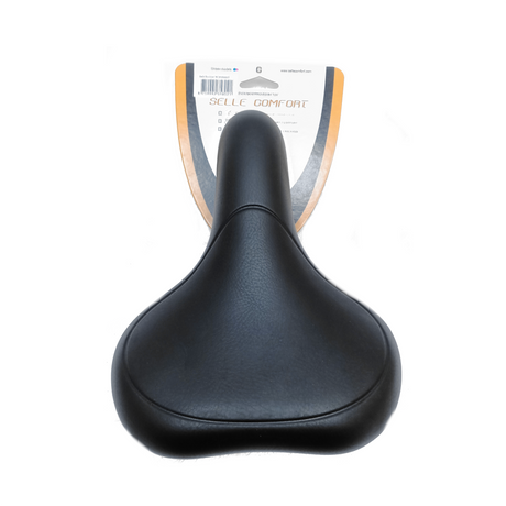 Selle Comfort Saddle E-Bike Black, uden støj
