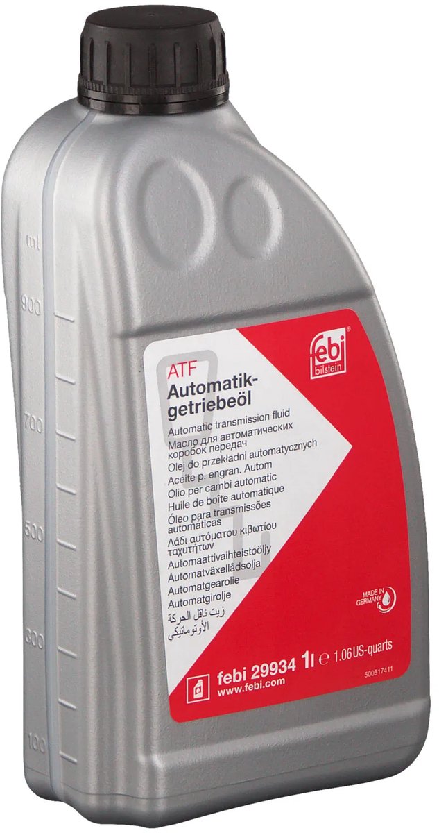 Febi bilstein gearkasseolie vw 1 ltr. gem aisin warner aw1