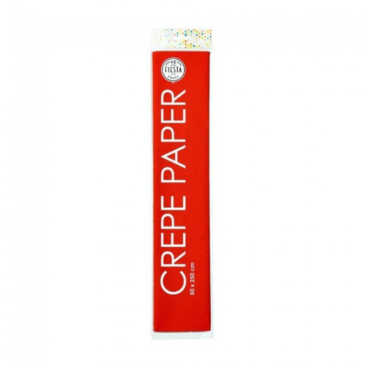 Globos crepepapir 50x250cm rød pakke med 12 ruller