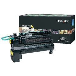 Toner Lexmark x792x1yg gul