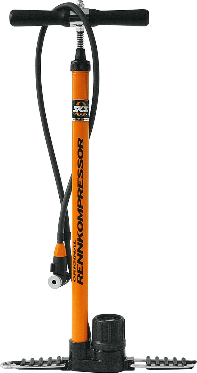SKS Rennomppressor Floor Pump med E.V.A. Leder af 10062