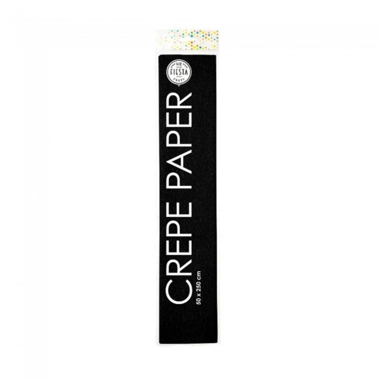 Globos crepepapir 50x250 cm c19 sort pakke med 12 ruller