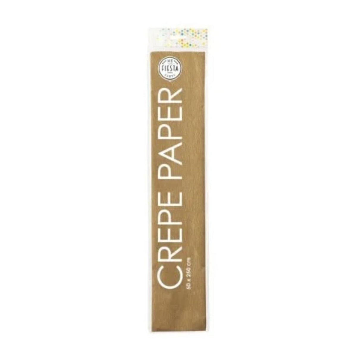 Globos crepepapir guld, 50x250cm