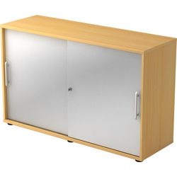 Bach skydedørsskab hammerer v1752s 6 s re brun 1200 mm x 400 mm x 748 mm