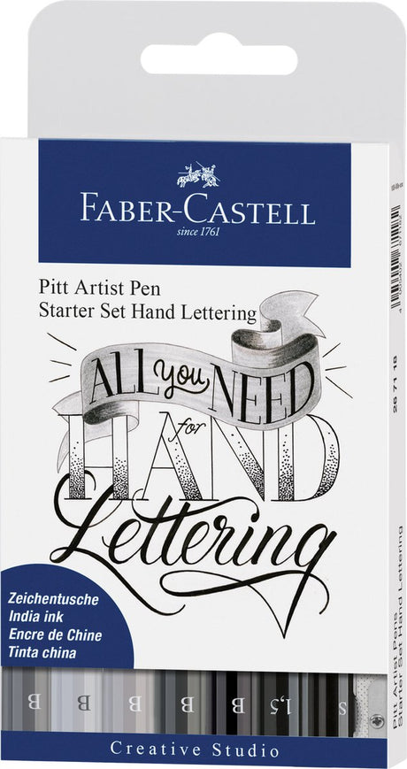 Faber-castell tegnepen - pitt artist pen - 8-delt - fc-267118