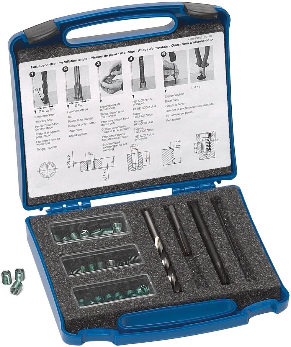Böllhoff gevind reparation serie helicoil plus rep. pakke helicoil m6 x 1.0