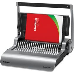 Indbindingsmaskine fellowes quasar+ 500 plastgrå