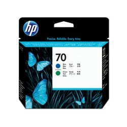 Printhoved hp c9408a cyan og grøn