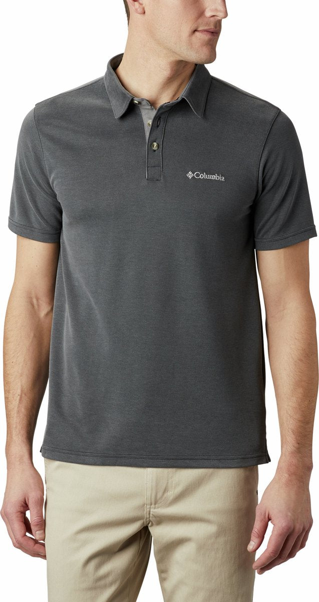 Columbia Nelson Point™ polo - poloshirt - herrepolo - sort - str. s