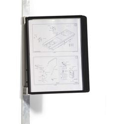 Durable zichtpanelensysteem 5914-01 polypropyleen 38x34cm a4 zwart