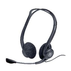 Pc headset logitech 960 sort stereo binaural