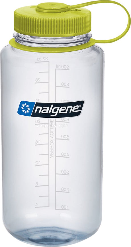 Nalgene bred mund sustain vandflaske, 1 liter drikkedunk (gennemsigtig)