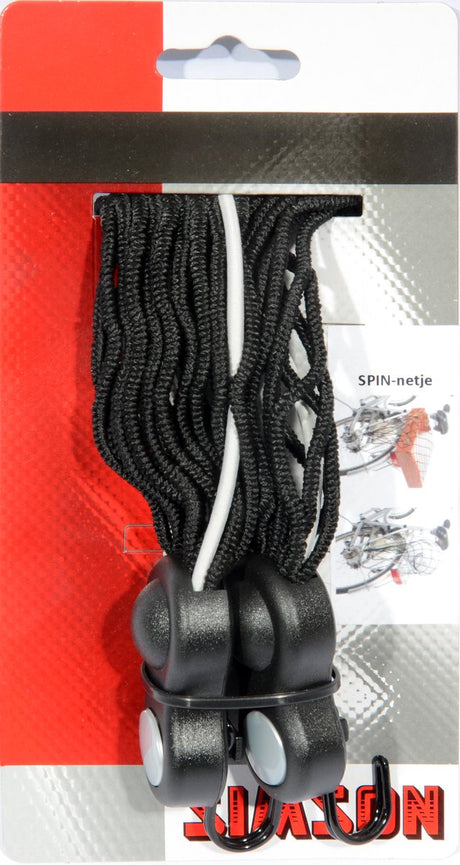 Spinbindet sort hvid