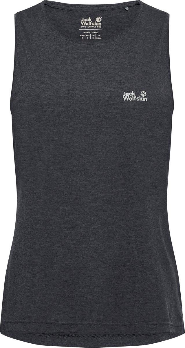 Jack wolfskin wildtrail tanktop med udendørs skjorte-fantom til kvinder