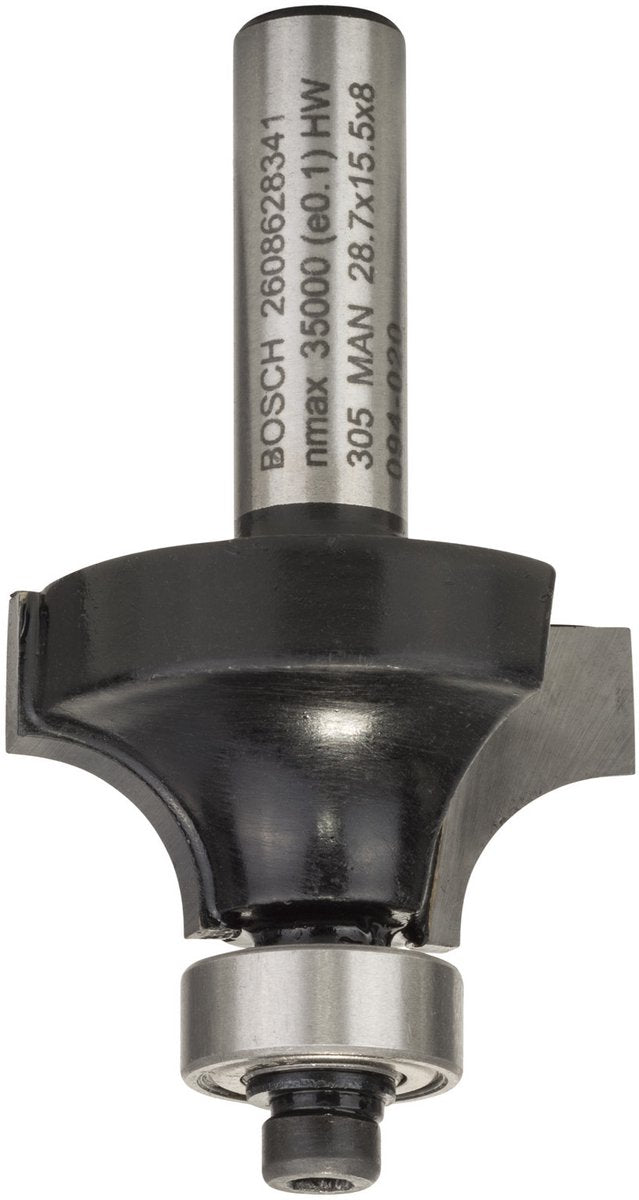 Bosch - afrundingsprofilskærere 8 mm, r1 8 mm, l 15,5 mm, g 53 mm