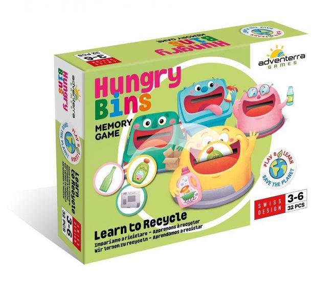 Hungry Bins hukommelsesspil