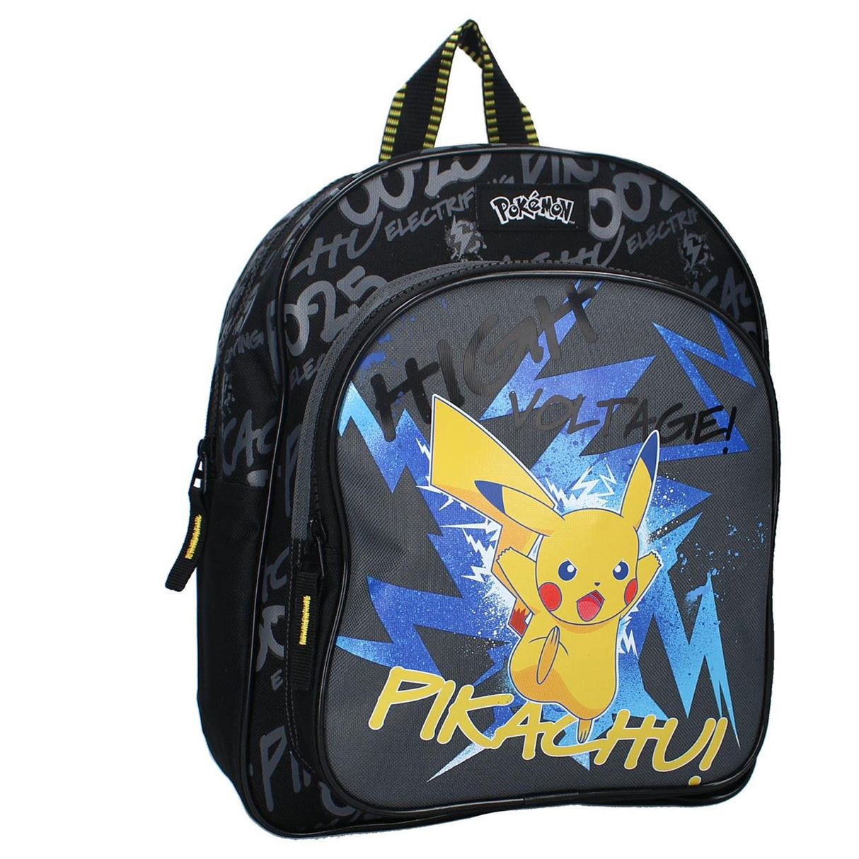Vadobag rygsæk pokã©mon pikachu 30x25x11cm sort