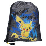 Vadobag gymnastiktaske pokã©mon pikachu 44x36x1cm sort