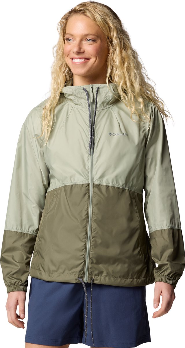 Columbia flash forward™ ii windbreaker udendørsjakke til kvinder - grøn