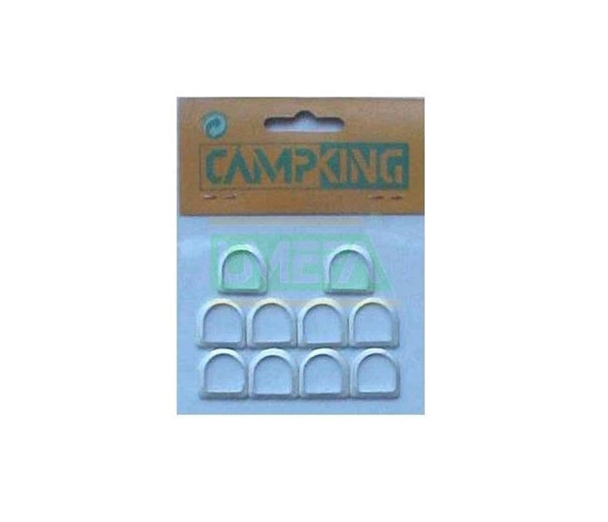 Camping d-ring 13 mm aluminium