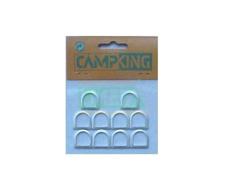 Camping d-ring 13 mm aluminium