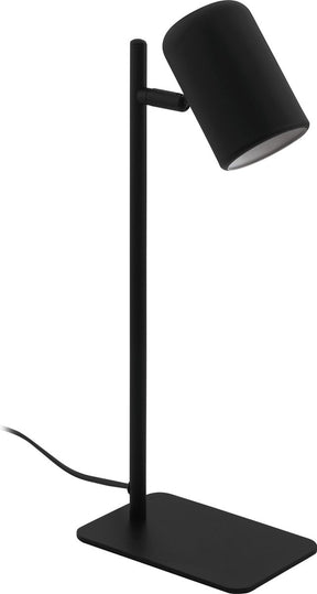 Eglo ceppino tafellamp - bureaulamp - gu10 - 38 cm - zwart wit