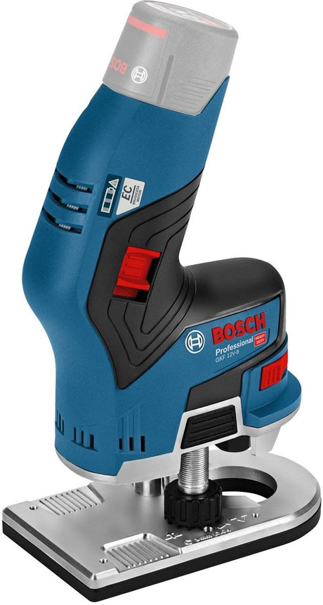 Bosch blå bosch professionel gkf 12v-8 kantfræser - uden 12 v batteri og oplader
