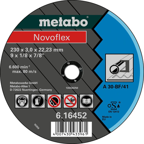Metabo tilbehør metabo skæreskive novoflex skæreskiver 180x3,0x22. metabo