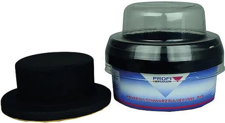Profi farvekontrol pulverkontrol sort pulver 100gr. inkl. puder