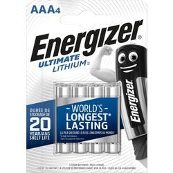 Energizer ultimate lithium fr03 aaa blister 4 stk