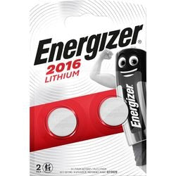 Batterier energigiver cr2016 3v 2 stk