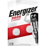 Enerdis energizer batteri lithium 3v cr2025 blister (2 stk)