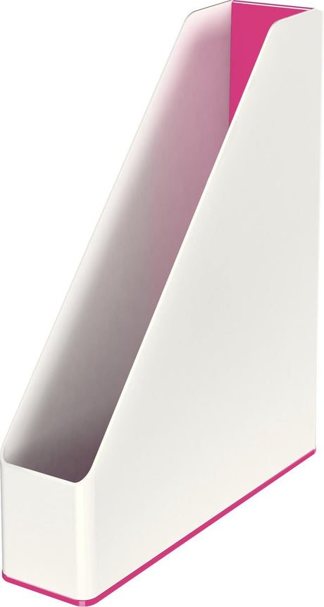 Leitz wow magasinkassette - magasinholder - pink hvid
