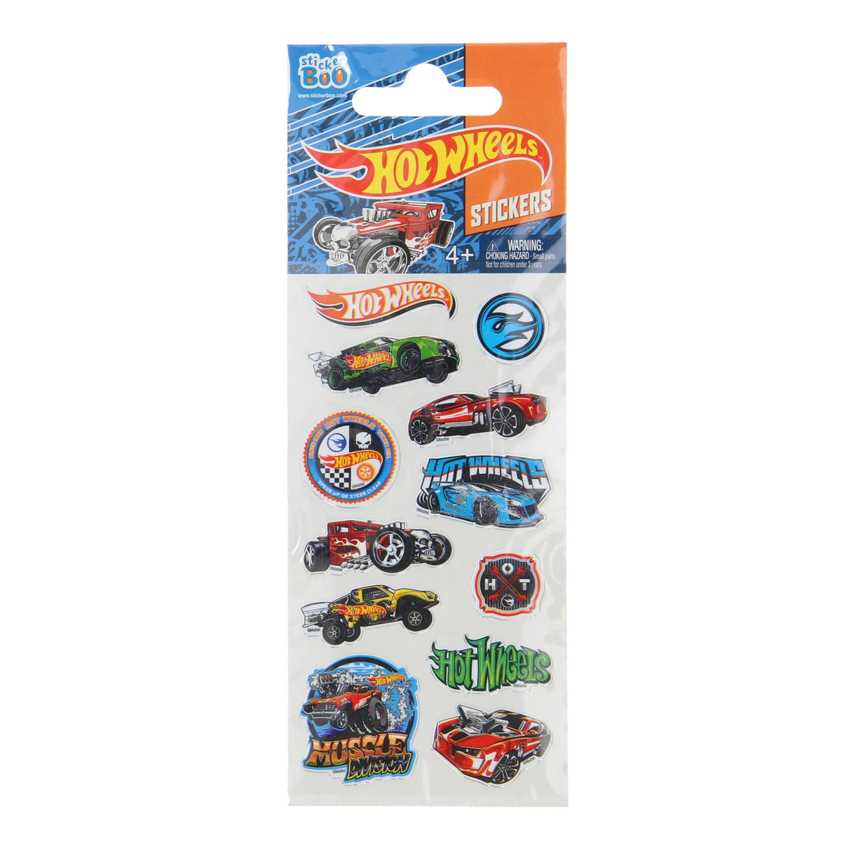 Hot wheels klistermærkeark