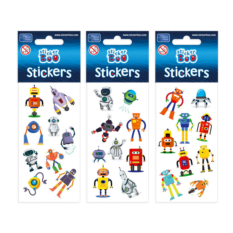 Sticker ark robotter