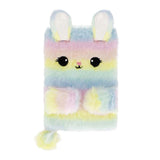 Plys notesbog kanin pastel