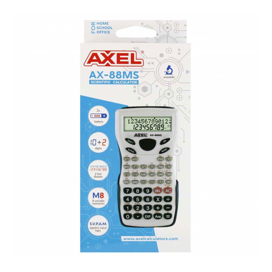 Lommeregner ax-88ms