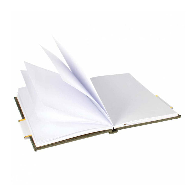 Notebook fløjlsbukser a5
