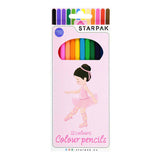 Blyanter 12 farver balerina