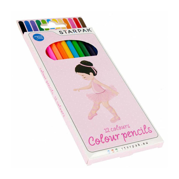 Blyanter 12 farver balerina